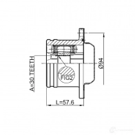 Шрус приводного вала, комплект FEBEST FO EM5 1711tt 4056111060880 3824436 - Изображение 2