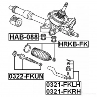 Рулевая тяга FEBEST 3822737 4056111059228 0322fkun VCT0 Z - Изображение 2