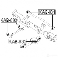 Сайлентблок FEBEST 4056111095578 3827038 HS2 UKH8 kab032 - Изображение 2