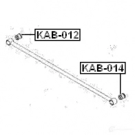Сайлентблок FEBEST TM QLTYN 4056111041629 kab014 3827020 - Изображение 2