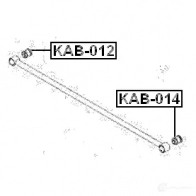 Сайлентблок FEBEST kab012 4056111041612 DB804 38 3827019 - Изображение 2
