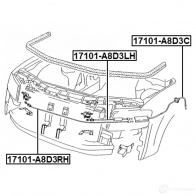 Трос капота FEBEST R16FE 6 1437403891 17101a8d3c - Изображение 2
