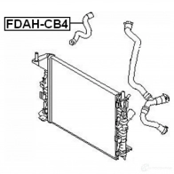 Трубка охлаждающей жидкости FEBEST 6ZE 53 fdahcb4 4056111052106 3826259 - Изображение 2
