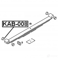 Втулка рессоры FEBEST kab008 S ALSW 568108060 4056111025650 - Изображение 2