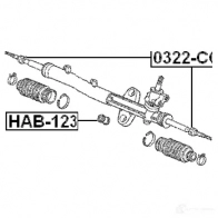 Рулевая тяга FEBEST 3822728 K 2M8G 4056111072678 0322cg - Изображение 2