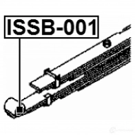 Сайлентблок FEBEST I W9WU issb001 4056111089638 1423716114 - Изображение 2