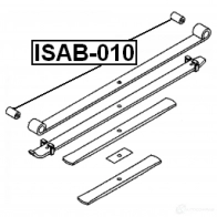 Втулка рессоры FEBEST 4056111014791 JD4P O isab010 573098682 - Изображение 2