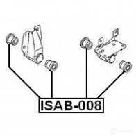 Сайлентблок FEBEST 573098706 YW 1CBA 4056111008776 isab008 - Изображение 2