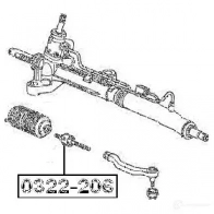 Рулевая тяга FEBEST 3822725 0322206 2NN P4F 4056111024011 - Изображение 2