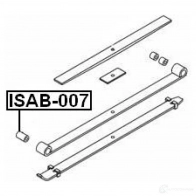Втулка рессоры FEBEST isab007 8W 0AD 4056111008875 573098670 - Изображение 2