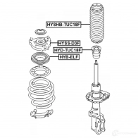 Подвеска, амортизатор FEBEST HYSS-D3F 1440024524 J 1CFD - Изображение 2
