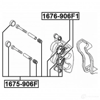 Поршень тормозного суппорта FEBEST 1676906f1 4056111087054 Y1CP8 F 3824413 - Изображение 2