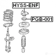 Крепление амортизаторов FEBEST 3826994 JWA 9WI hyssenf 4056111041278 - Изображение 2