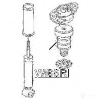 Отбойник амортизатора FEBEST 4056111090054 3830552 vwdb6r 1IIJ RWG - Изображение 2