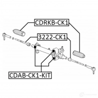 Пыльник рулевой рейки FEBEST cdrkbck1 1270603980 5JK MR 4056111109640 - Изображение 2