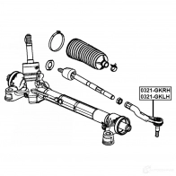 Наконечник поперечной рулевой тяги FEBEST 0321-GKLH S 4Y0U 1440023982 - Изображение 2