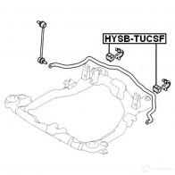 Втулка стабилизатора FEBEST 3826982 4056111029382 hysbtucsf 5S0 UB - Изображение 2