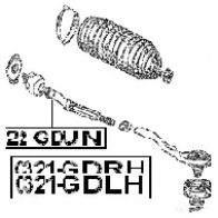 Рулевой наконечник FEBEST 0321gdlh 4056111061443 3822714 HW CZLPF - Изображение 2