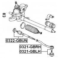 Рулевой наконечник FEBEST 3822712 0321gblh 6 IFKUFW 4056111063645 - Изображение 2