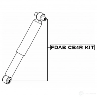 Втулка амортизатора FEBEST fdabcb4rkit 3826242 XSJ QCA 4056111114620 - Изображение 2