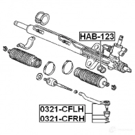 Рулевой наконечник FEBEST 3822702 Y14Q Z 0321cflh 4056111074078 - Изображение 2