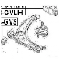 Сайлентблок FEBEST W1I6 2 4056111048116 3830525 vwabgvs - Изображение 2