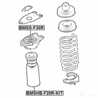 Пылезащитный комплект, амортизатор FEBEST 8 TYXL 1440023590 BMSHB-F20R-KIT - Изображение 2