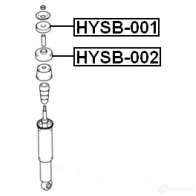 Распорная втулка амортизатора FEBEST hysb002 4056111050324 97259423 C WWUX - Изображение 2