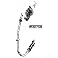 Трос коробки передач МКПП FEBEST JS81N4 X 1437403615 16106909 - Изображение 2