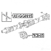 Крестовина кардана FEBEST 4056111062198 3AR VG1 3825667 ASTGGN15 - Изображение 2
