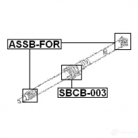Крестовина кардана FEBEST 3825646 ASSBFOR FU7X MH 4056111011028 - Изображение 2