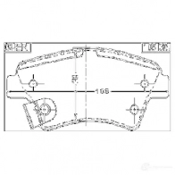 Тормозные колодки, комплект FEBEST 3822600 Q P8452 0301rer - Изображение 2