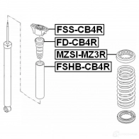 Отбойник амортизатора FEBEST RF APM5 fdcb4r 4056111052564 3826193 - Изображение 2
