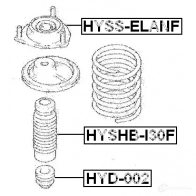Отбойник амортизатора FEBEST hyd002 4056111029368 3826907 J D2B3D - Изображение 2