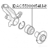 Подшипник ступицы колеса, комплект FEBEST HS 78V dac55900054mkit 3826184 4056111072753 - Изображение 2
