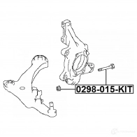 Развальный болт FEBEST 1438563462 0298015kit Q9WO1 2D - Изображение 2