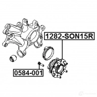 Ступица колеса FEBEST TF OY8P 1439566167 1282son15r - Изображение 2