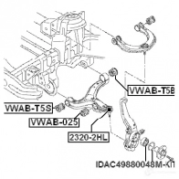 Подшипник ступицы колеса, комплект FEBEST VND ZCKG 4056111115146 dac49880048mkit 3826172 - Изображение 2