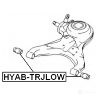 Сайлентблок FEBEST 5U0M3H 1 3826880 4056111041520 hyabtrjlow - Изображение 2