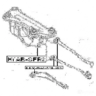 Сайлентблок FEBEST 4056111018072 XVJ0 1ND 3826875 hyabsfr2 - Изображение 2