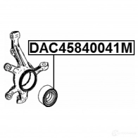 Ступичный подшипник FEBEST 3826154 K JX3I 4056111115498 dac45840041m - Изображение 2