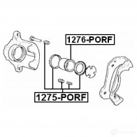 Ремкомплект суппорта FEBEST B1HL DKL 4056111021447 1275porf 3824241 - Изображение 2