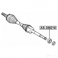 Подшипник приводного вала FEBEST 4056111115108 3825551 as356216 1RY9 F7Z - Изображение 2