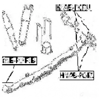 Втулка рессоры FEBEST hyabporu 1424666264 4056111013008 7MJ HU6 - Изображение 2