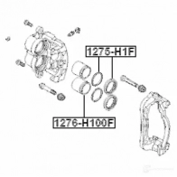 Ремкомплект суппорта FEBEST 1424376945 4056111128276 EN AIHDT 1275h1f - Изображение 2