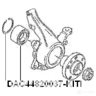 Подшипник ступицы колеса, комплект FEBEST dac44820037kit 4056111071329 E RQ9Q 3826144 - Изображение 2
