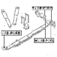 Втулка рессоры FEBEST 3826861 AMC 2YD 4056111012988 hyabporb - Изображение 2