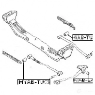 Сайлентблок FEBEST K577R FY 4056111058115 3826856 hyablavr - Изображение 2
