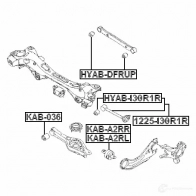 Рычаг FEBEST BJ HCI 1424281506 4056111130651 1225i30r1r - Изображение 2