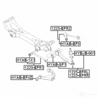 Рычаг FEBEST 3824212 4056111051789 1225efr1 1 LJZZHY - Изображение 2